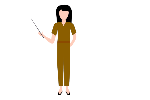 h1>Evaluating the Teacher Woman Character Illustration for Real Embroidery Projects