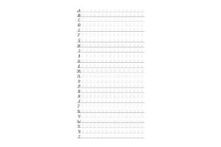 Handwriting Practice Sheet: Uppercase Review
