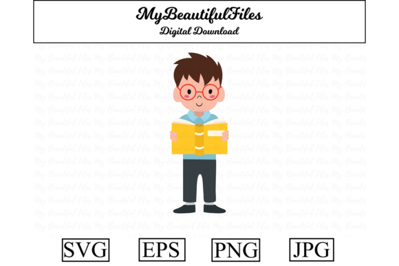 School Boy Kawaii Clipart: Cute Charm Meets Practical Embroidery