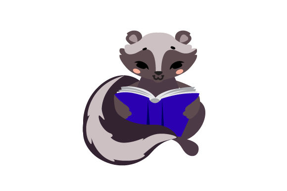 Skunk Reading Book: An Embroidery Design Review
